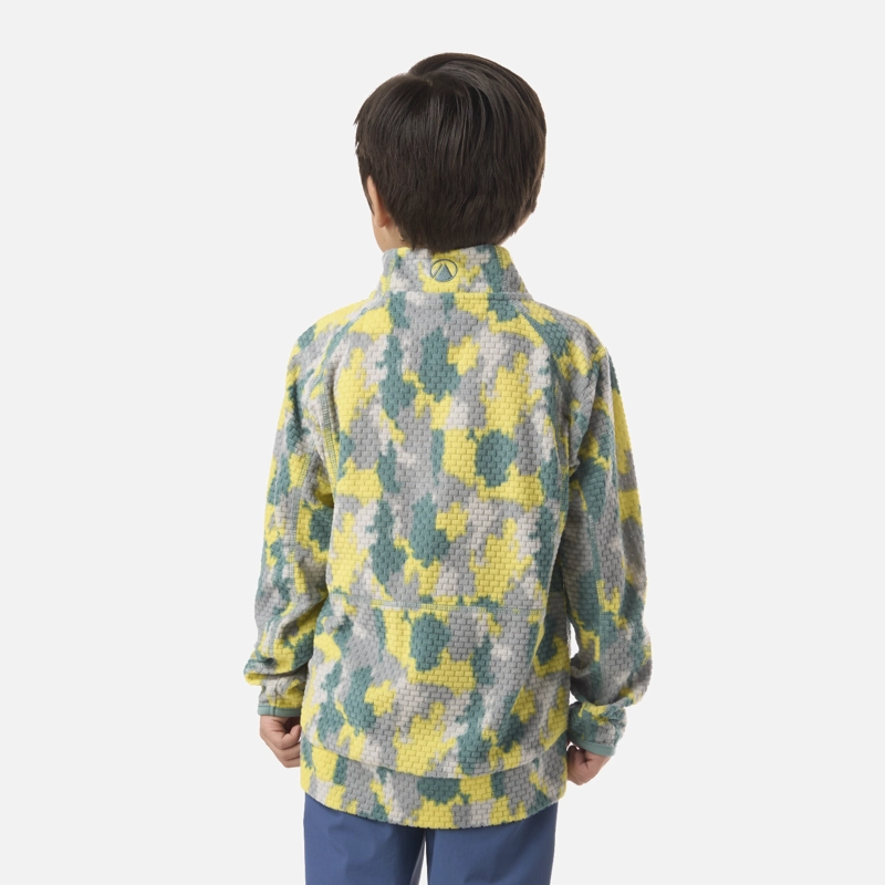 POLERON NIÑO SALTAMONTES NANO-F 1/4 ZIP PRINT TURQUESA LIPPI V26 - 3