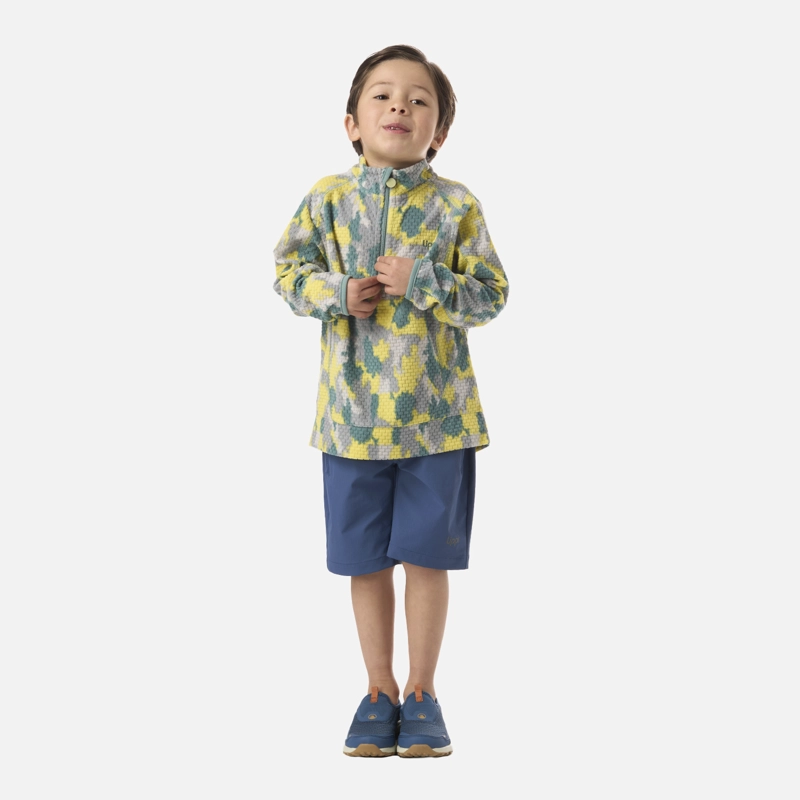 POLERON NIÑO SALTAMONTES NANO-F 1/4 ZIP PRINT TURQUESA LIPPI V26 - 5