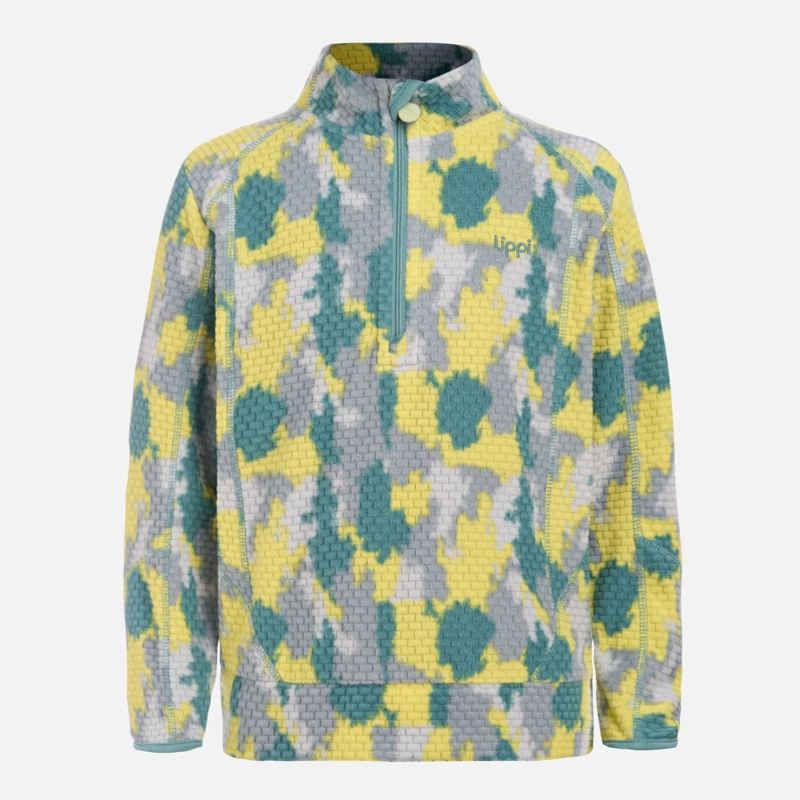 POLERON NIÑO SALTAMONTES NANO-F 1/4 ZIP PRINT TURQUESA LIPPI V26 - 6