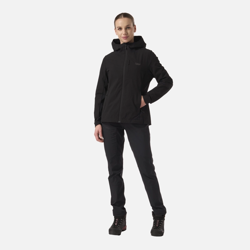 CHAQUETA MUJER WIND-TREK SOFTSHELL JACKET NEGRO LIPPI - 9
