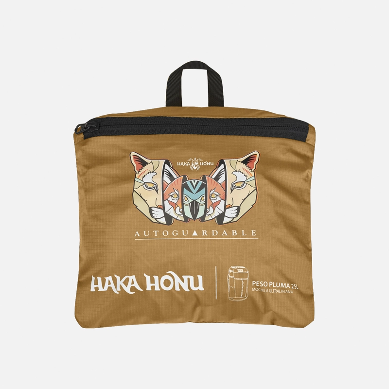 MOCHILA PESO PLUMA 25L MOSTAZA HAKA HONU V26 - 7