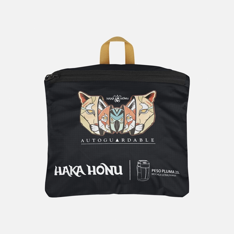 MOCHILA PESO PLUMA 25L NEGRO HAKA HONU V26 - 7