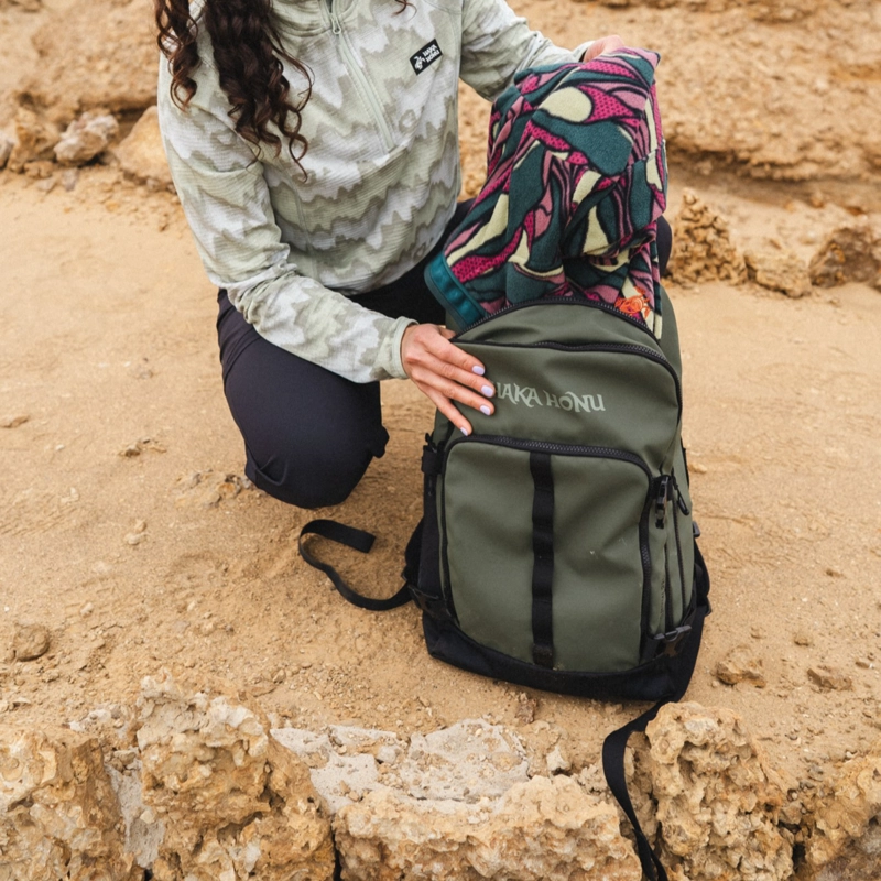 MOCHILA CROMI 22L VERDE MILITAR HAKA HONU V26 - 9