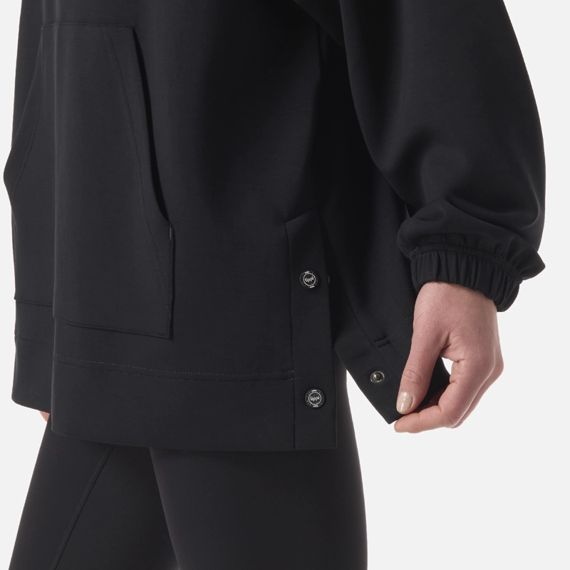 POLERON MUJER CITYSCAPE HOODY SWEATSHIRT NEGRO LIPPI - 6