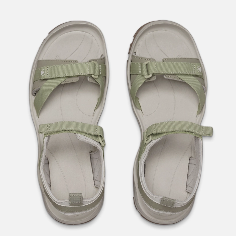 SANDALIA MUJER GO OUT VERDE / CREMA LIPPI - 4