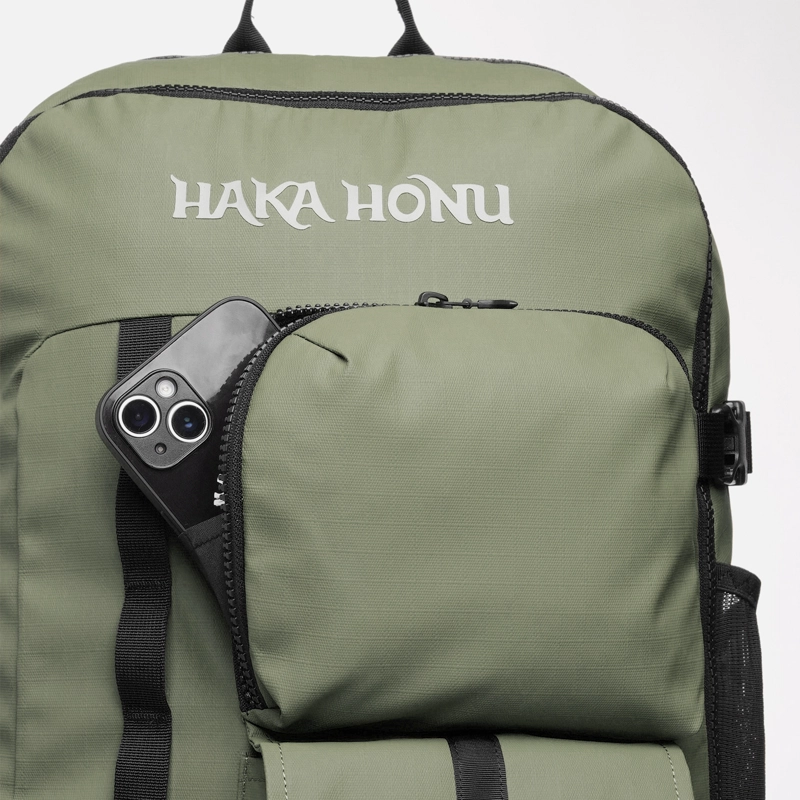 MOCHILA TROME 28L VERDE MILITAR HAKA HONU V26 - 4