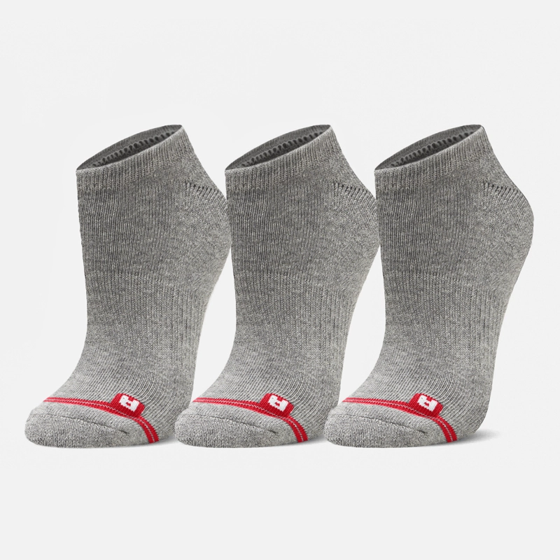 CALCETINES LOGO LIPPI PACK NO SHOW GRIS LIPPI V26 - 1