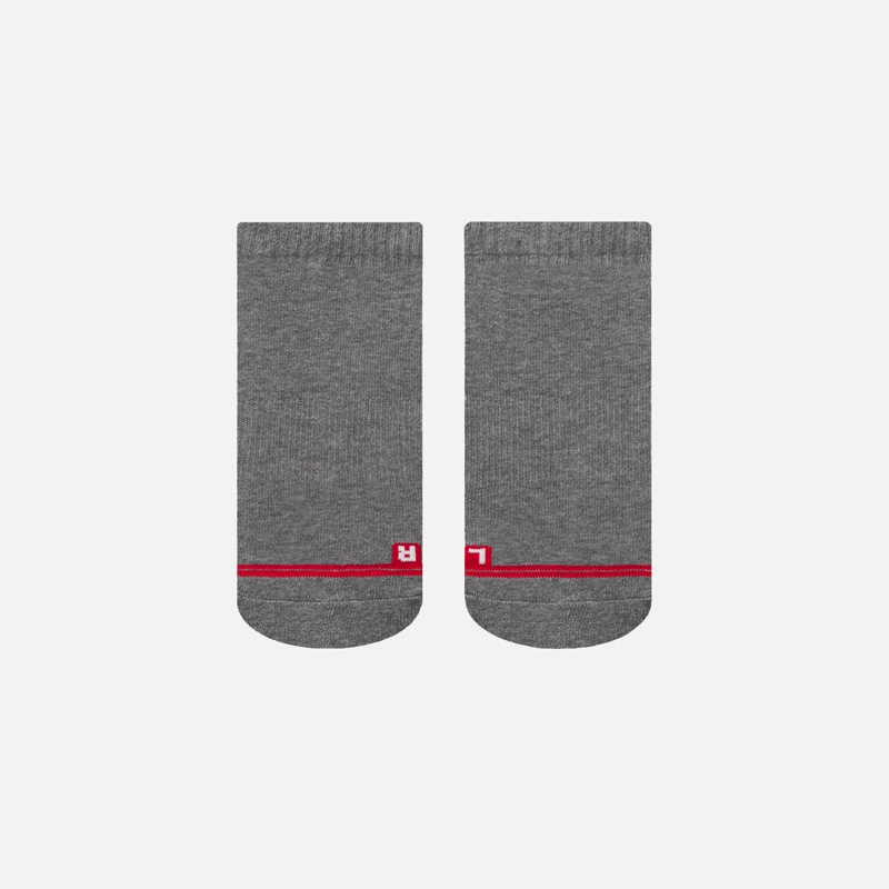 CALCETINES LOGO LIPPI PACK NO SHOW GRIS LIPPI V26 - 2