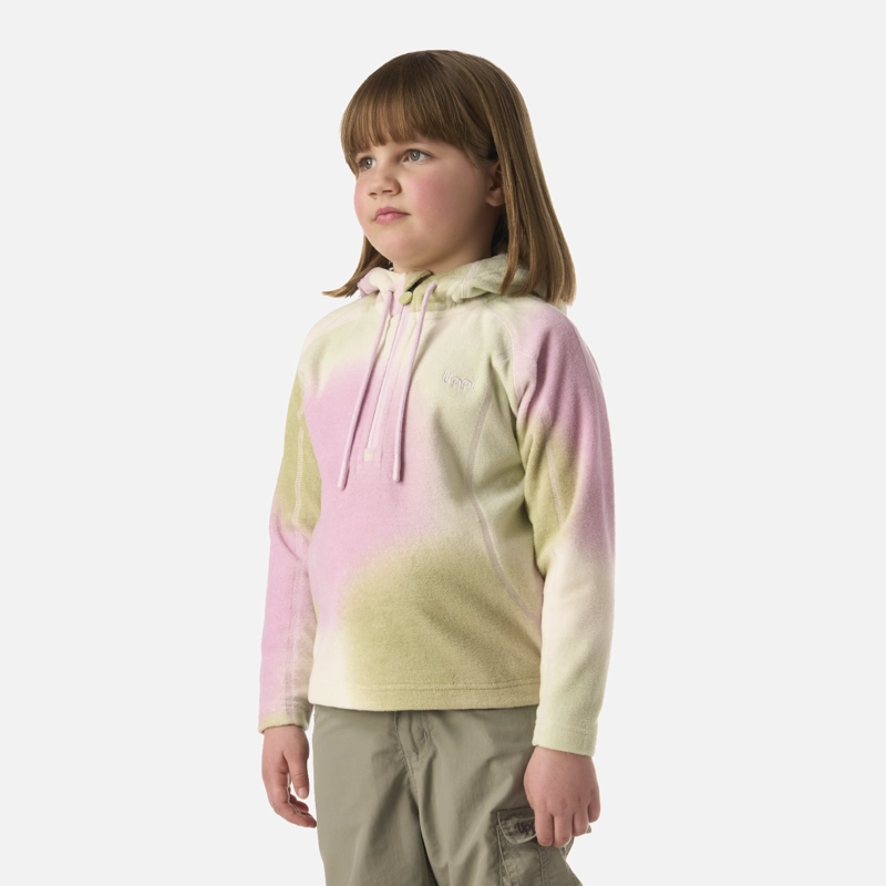 POLAR NIÑA COLD DAY THERM-PRO HOODY JACKET GRIS CLARO/VERDE LIPPI V26 - 2