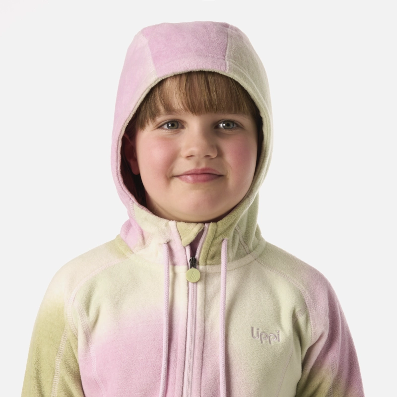POLAR NIÑA COLD DAY THERM-PRO HOODY JACKET GRIS CLARO/VERDE LIPPI V26 - 4
