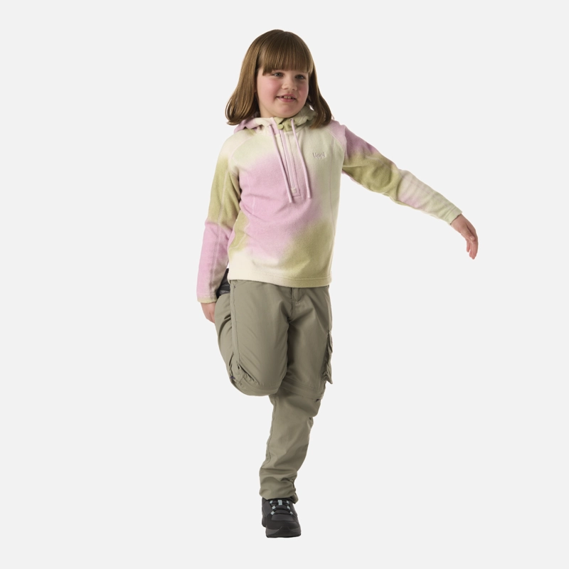 POLAR NIÑA COLD DAY THERM-PRO HOODY JACKET GRIS CLARO/VERDE LIPPI V26 - 5