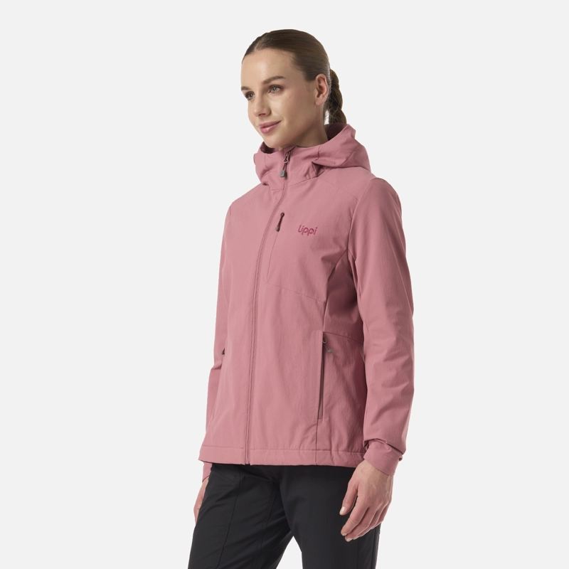 CHAQUETA MUJER WIND-TREK SOFTSHELL JACKET ROSA OSCURO LIPPI - 2