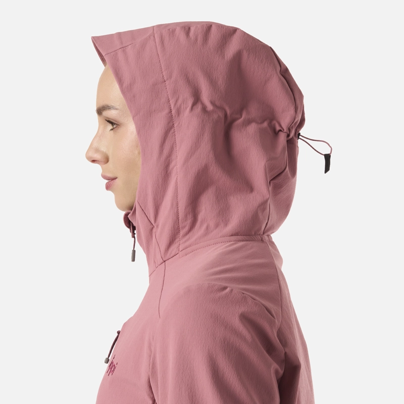CHAQUETA MUJER WIND-TREK SOFTSHELL JACKET ROSA OSCURO LIPPI - 5