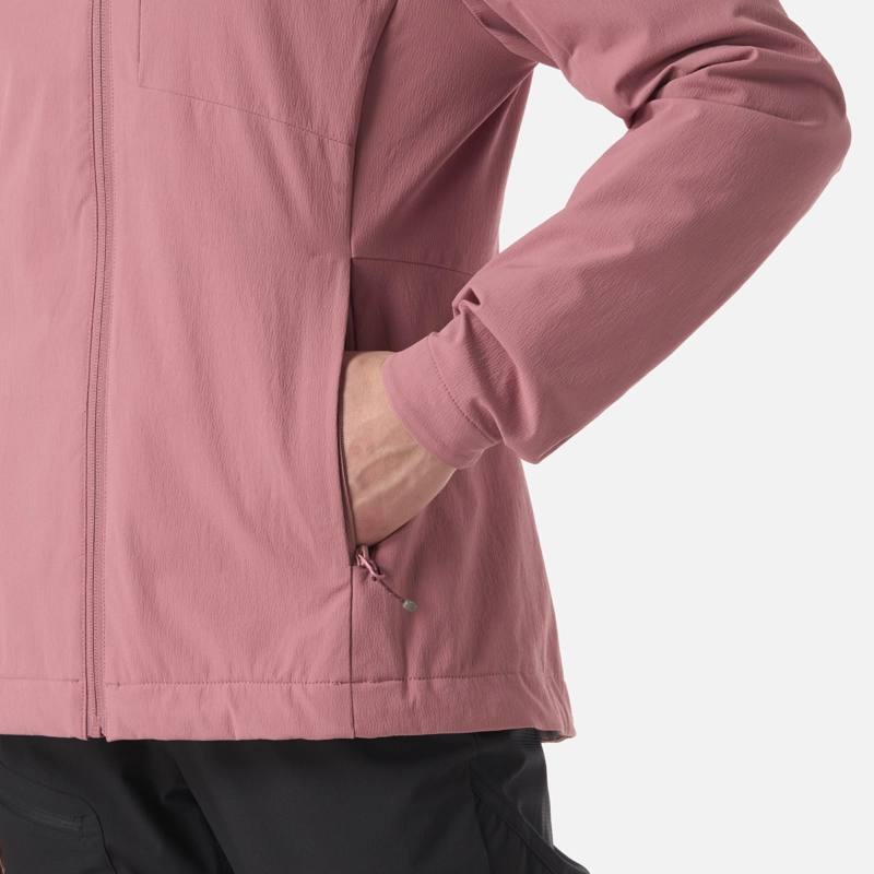 CHAQUETA MUJER WIND-TREK SOFTSHELL JACKET ROSA OSCURO LIPPI - 6