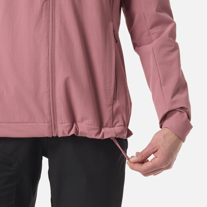 CHAQUETA MUJER WIND-TREK SOFTSHELL JACKET ROSA OSCURO LIPPI - 7