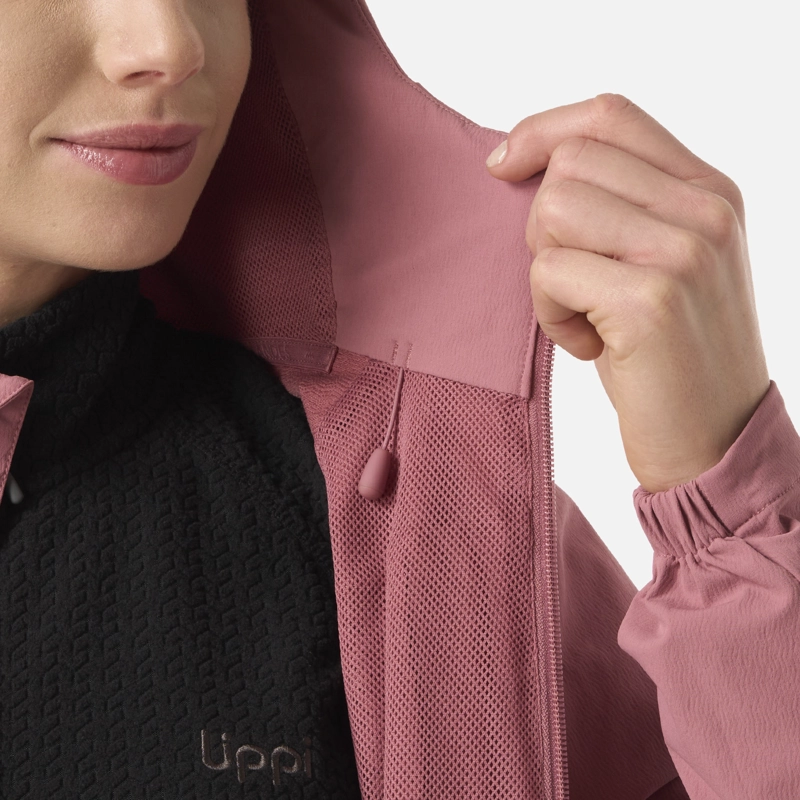CHAQUETA MUJER WIND-TREK SOFTSHELL JACKET ROSA OSCURO LIPPI - 8