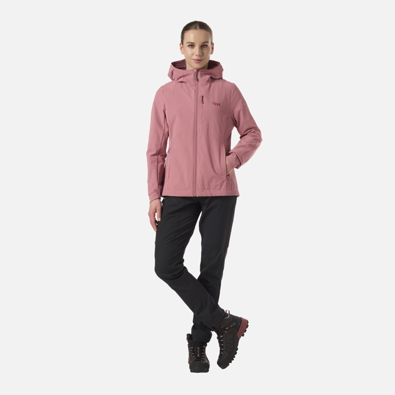 CHAQUETA MUJER WIND-TREK SOFTSHELL JACKET ROSA OSCURO LIPPI - 9