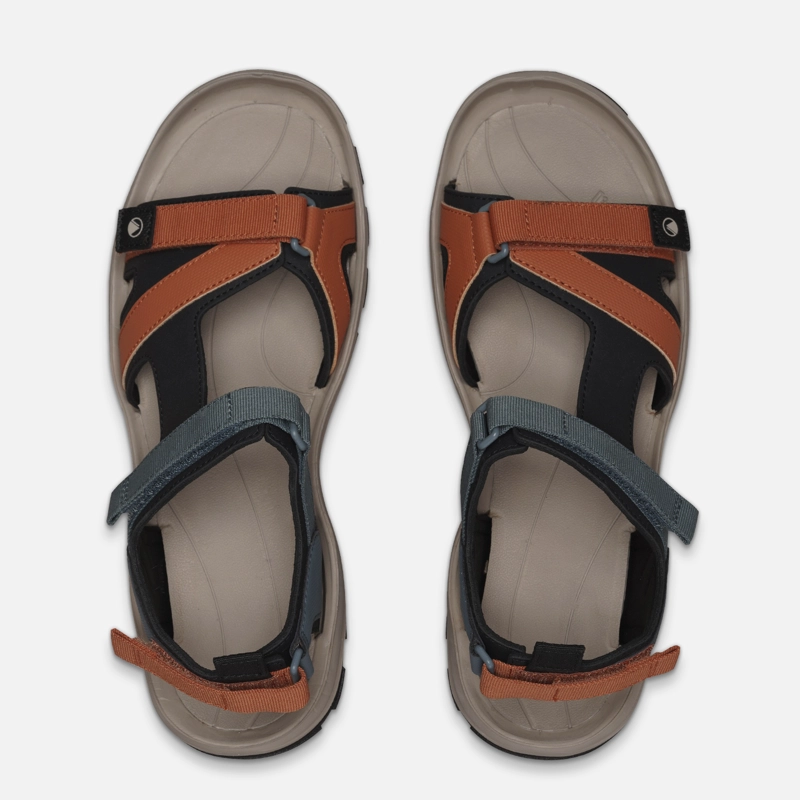 SANDALIA HOMBRE GO OUT AZUL / NARANJA LIPPI - 4