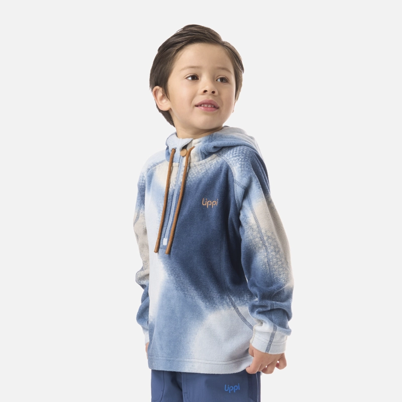 POLAR NIÑO COLD DAY THERM-PRO HOODY JACKET AZUL PIEDRA LIPPI - 2