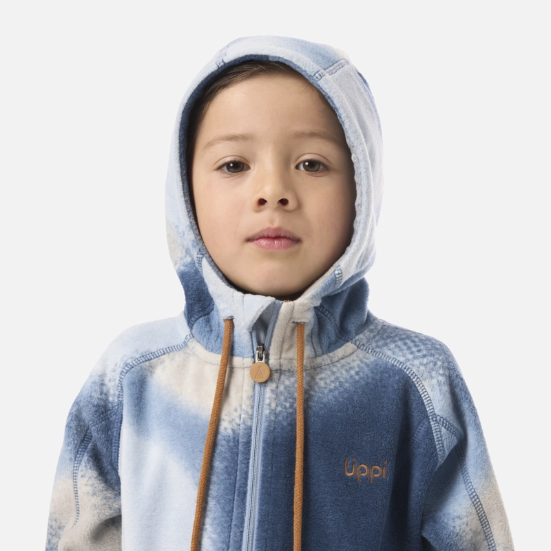 POLAR NIÑO COLD DAY THERM-PRO HOODY JACKET AZUL PIEDRA LIPPI - 4
