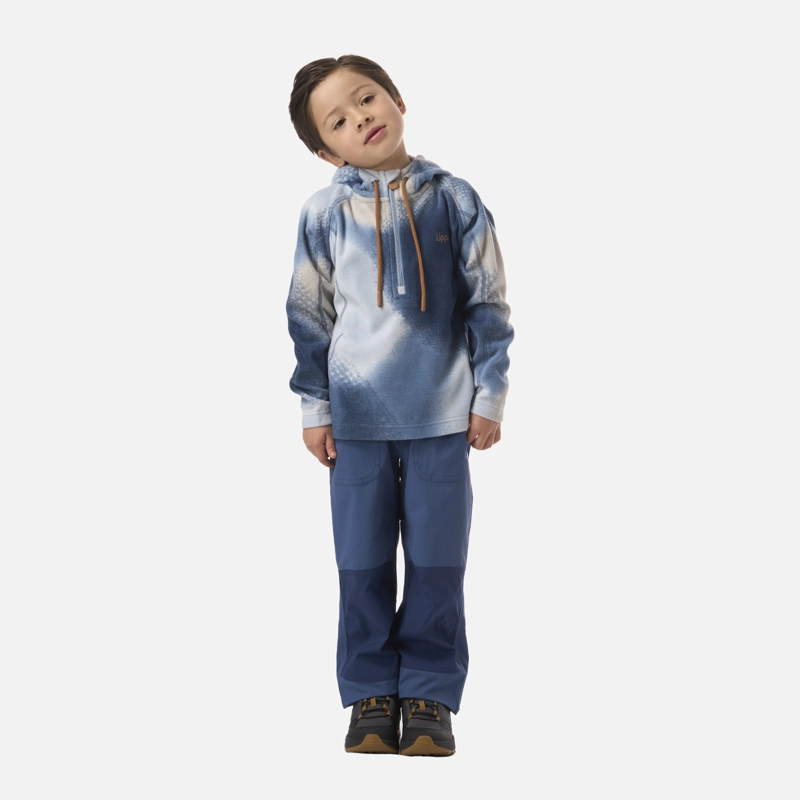 POLAR NIÑO COLD DAY THERM-PRO HOODY JACKET AZUL PIEDRA LIPPI - 5