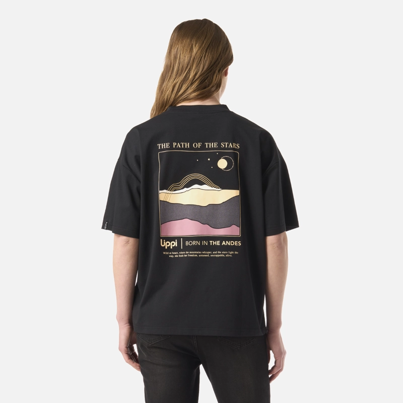 POLERA MUJER SUN SORONA T-SHIRT NEGRO LIPPI - 2