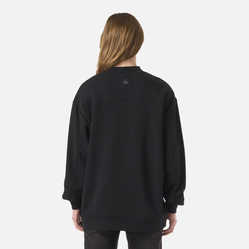 POLERON MUJER ULMO MID POINT CREWNECK SWEATSHIRT NEGRO LIPPI - 3