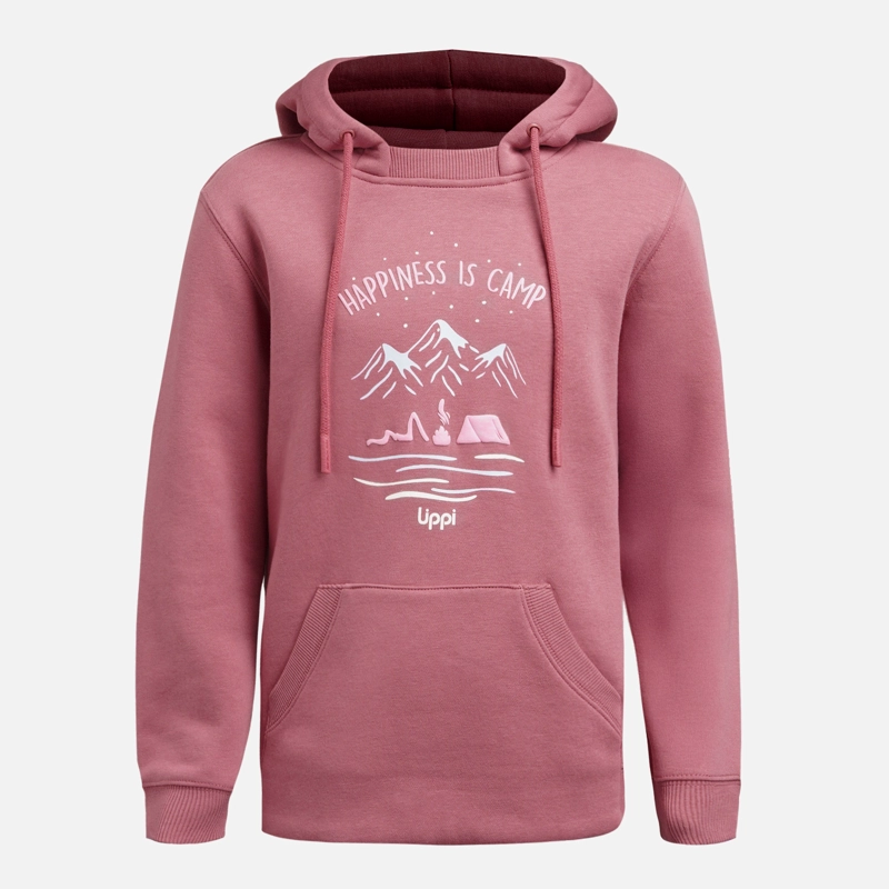 POLERON NIÑA INSIGNE HOODY SWEATSHIRT ROSA OSCURO LIPPI - 7