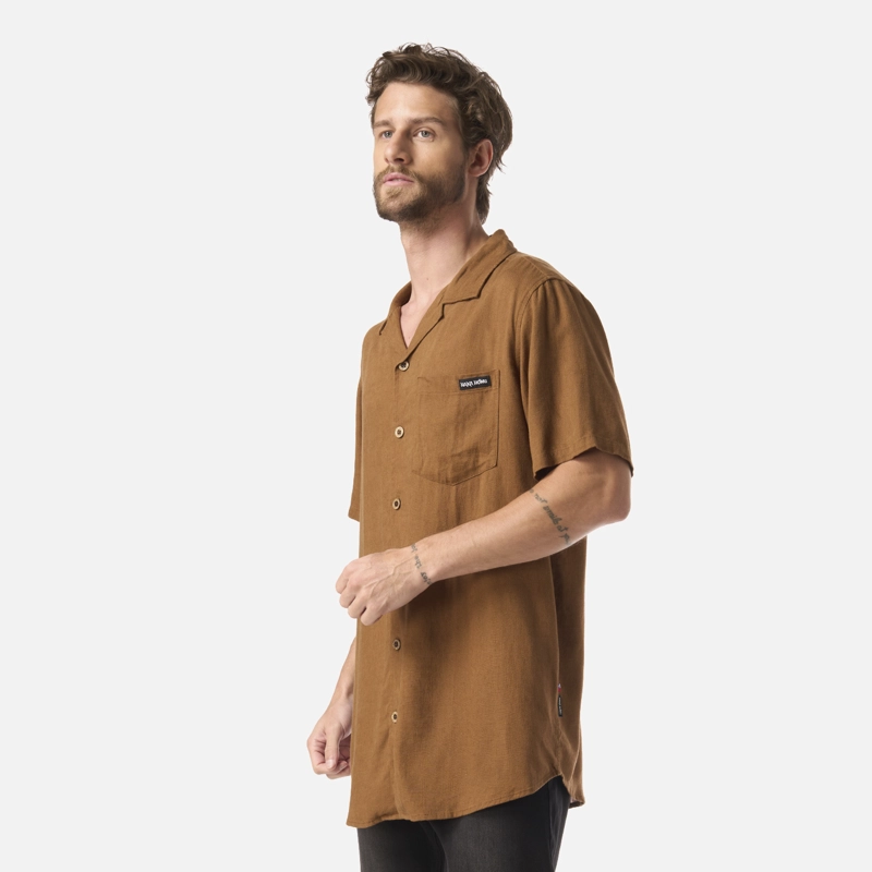 CAMISA HOMBRE LINAJE MOSTAZA HAKA HONU - 2