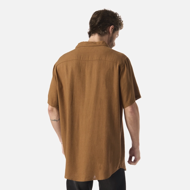 CAMISA HOMBRE LINAJE MOSTAZA HAKA HONU - 3