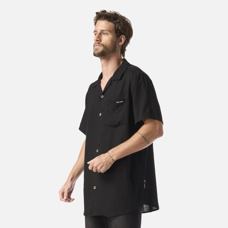 CAMISA HOMBRE LINAJE NEGRO HAKA HONU - 2