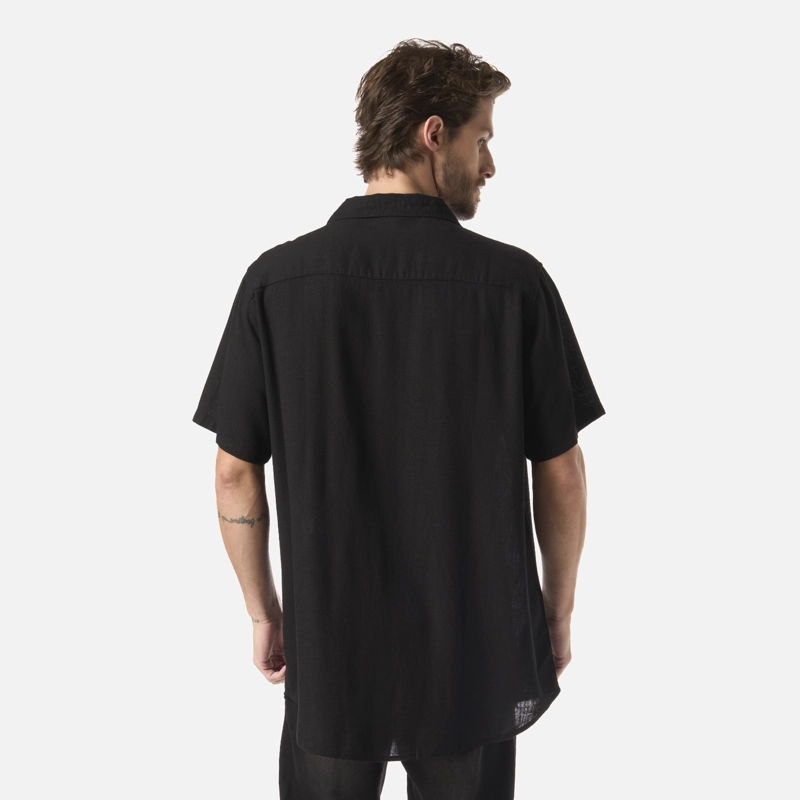 CAMISA HOMBRE LINAJE NEGRO HAKA HONU - 3