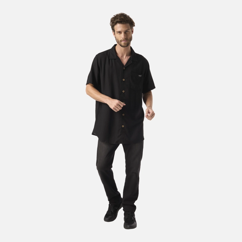 CAMISA HOMBRE LINAJE NEGRO HAKA HONU - 5
