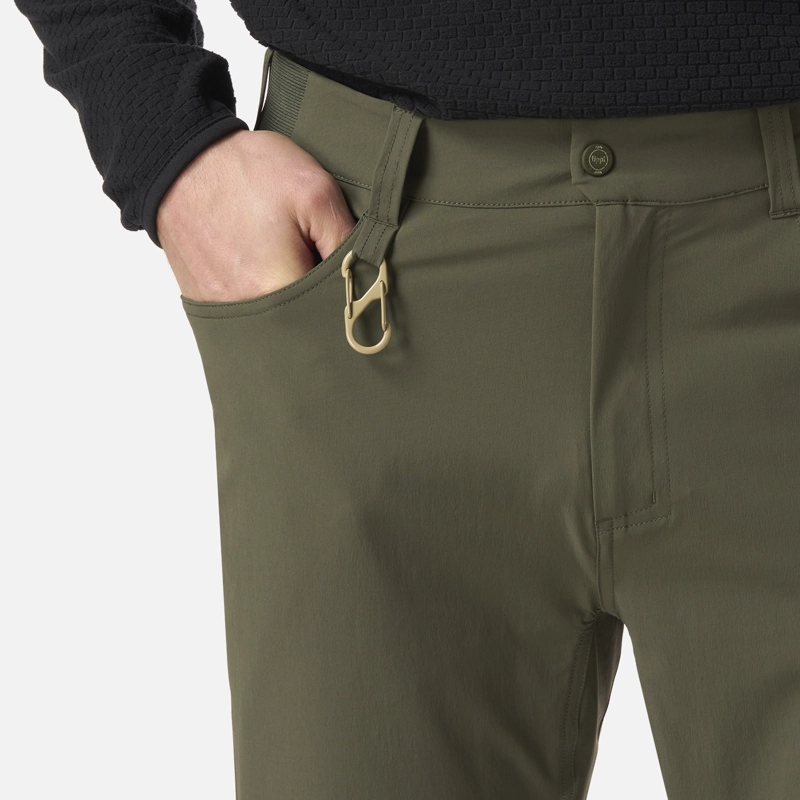 PANTALON HOMBRE LENNOX Q-DRY MIX-2 PANTS VERDE MUSGO LIPPI - 4