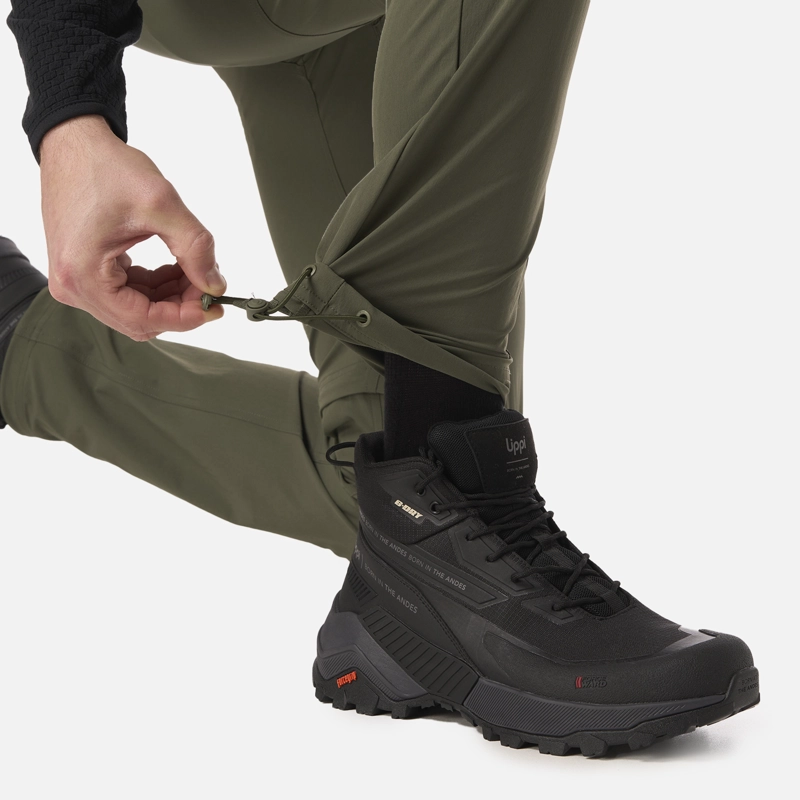 PANTALON HOMBRE LENNOX Q-DRY MIX-2 PANTS VERDE MUSGO LIPPI - 6