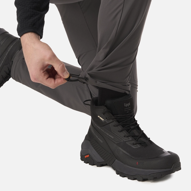PANTALON HOMBRE LENNOX Q-DRY MIX-2 PANTS GRIS MEDIO LIPPI - 6