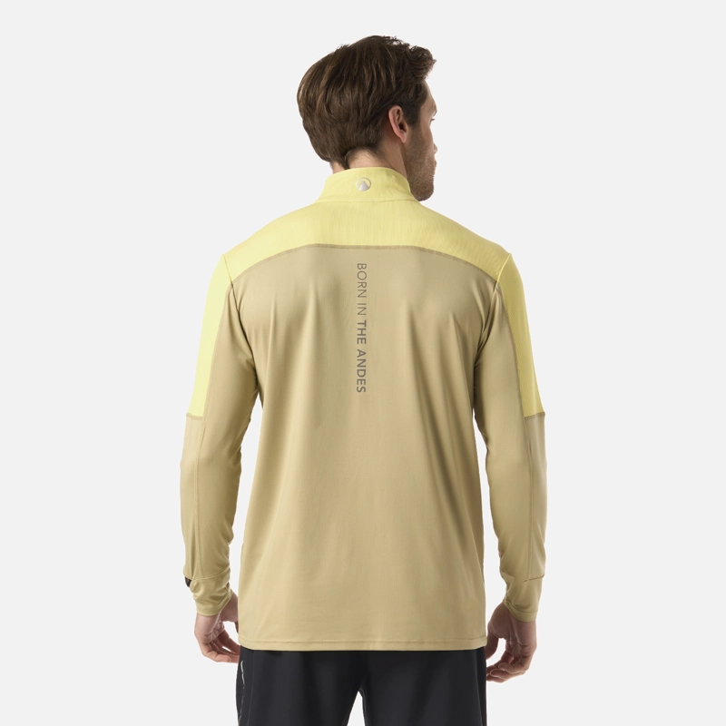 POLERON HOMBRE PUERTO TRUCCO 1/4 ZIP VERDE OLIVA LIPPI - 3