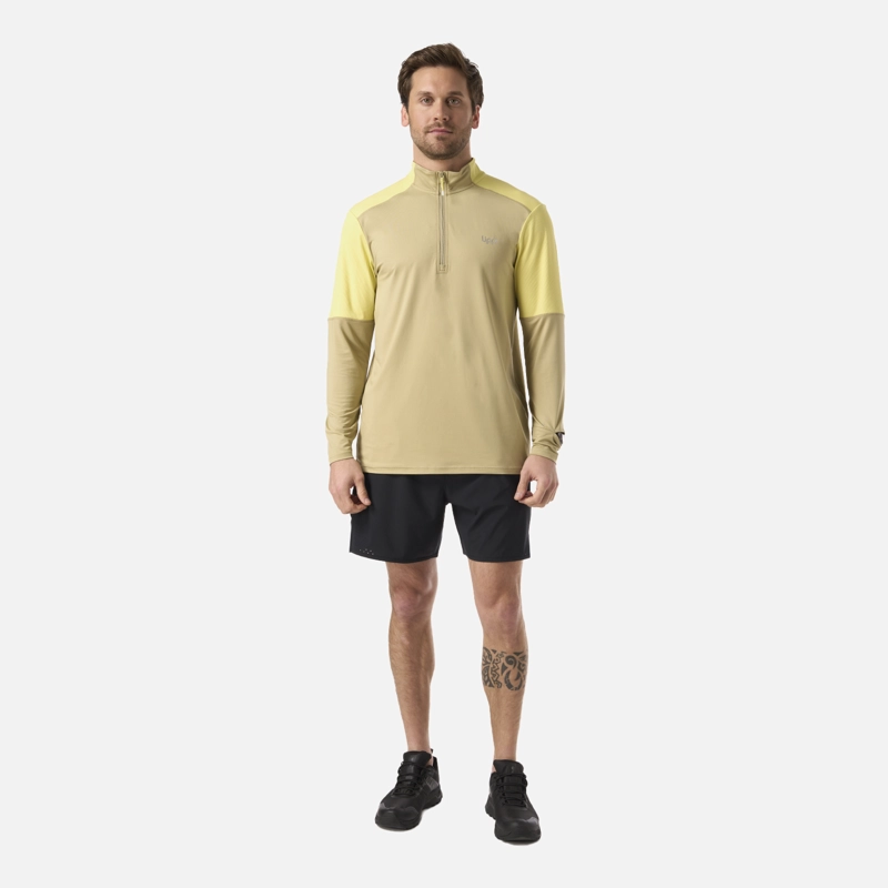 POLERON HOMBRE PUERTO TRUCCO 1/4 ZIP VERDE OLIVA LIPPI - 5