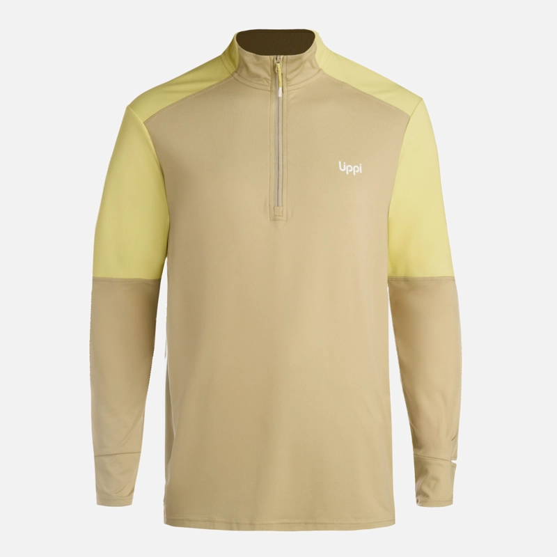 POLERON HOMBRE PUERTO TRUCCO 1/4 ZIP VERDE OLIVA LIPPI - 6