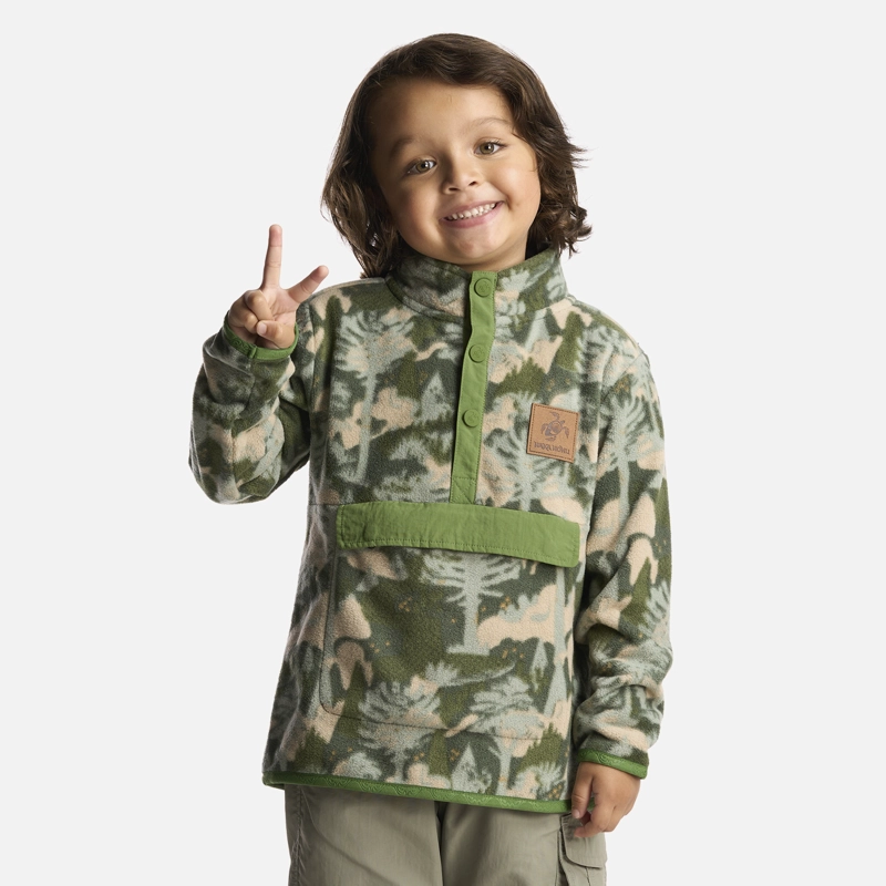 POLAR NIÑO TOKERAU POKI PRINT VERDE HAKA HONU V26 - 1