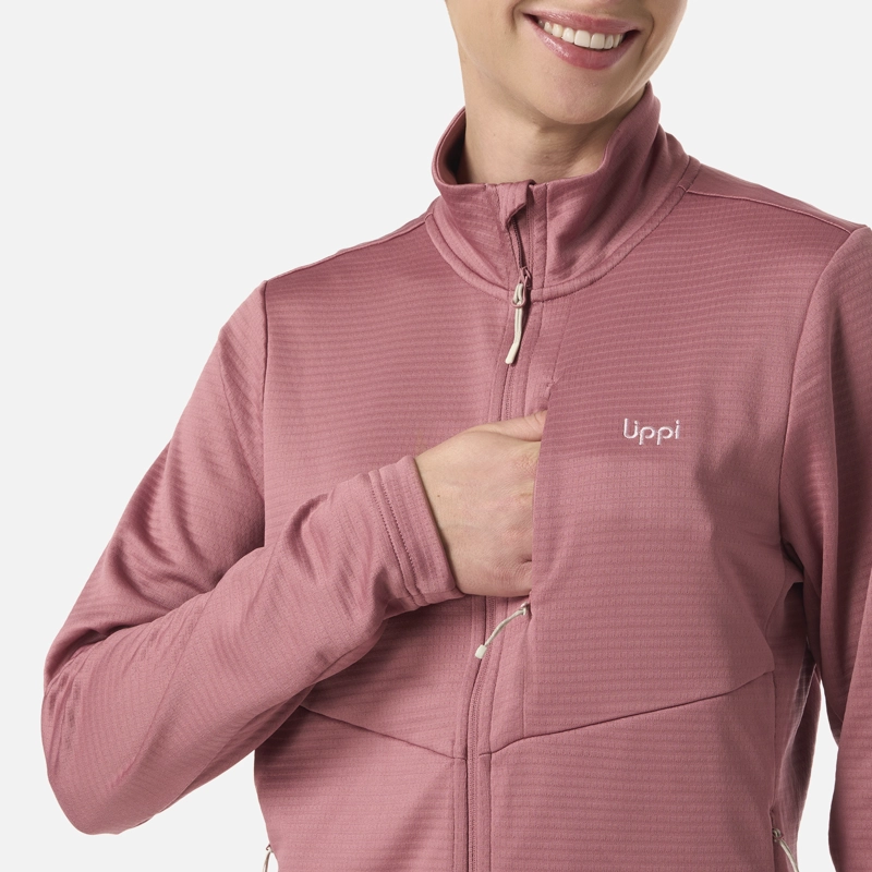 POLERON MUJER NUMAN NANO-F JACKET ROSA OSCURO LIPPI - 4