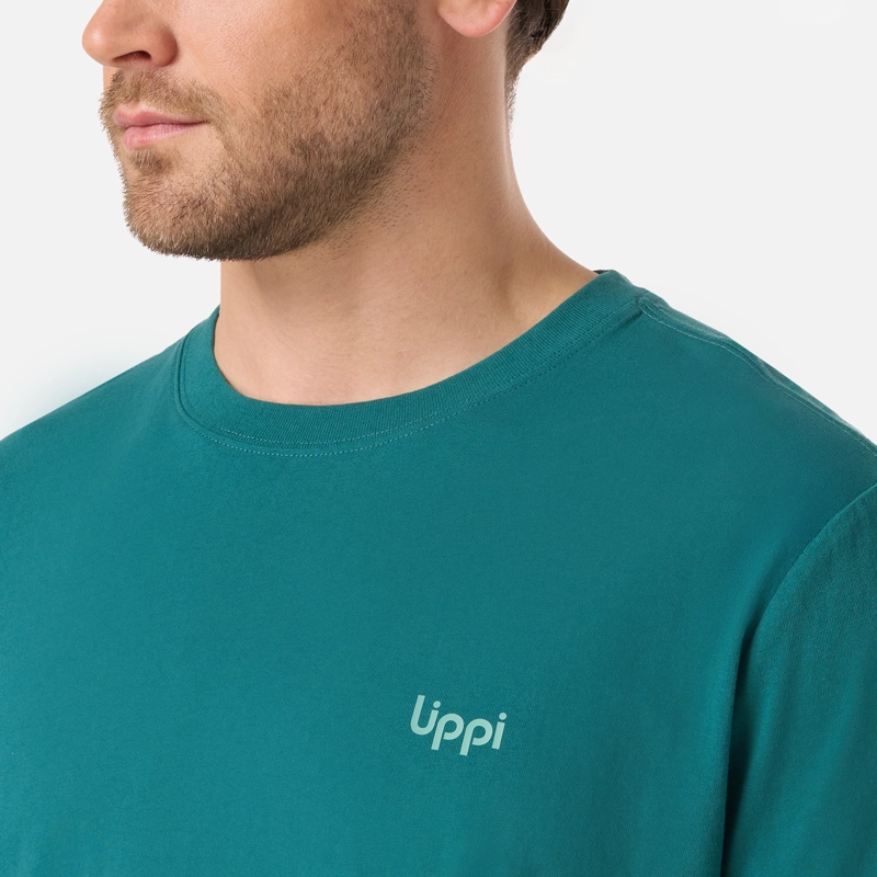POLERA HOMBRE ULMO T-SHIRT PETROLEO LIPPI - 4
