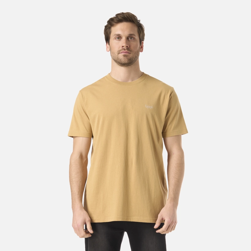 POLERA HOMBRE LOGO LIPPI BACK PRINT T-SHIRT CAMEL LIPPI - 1