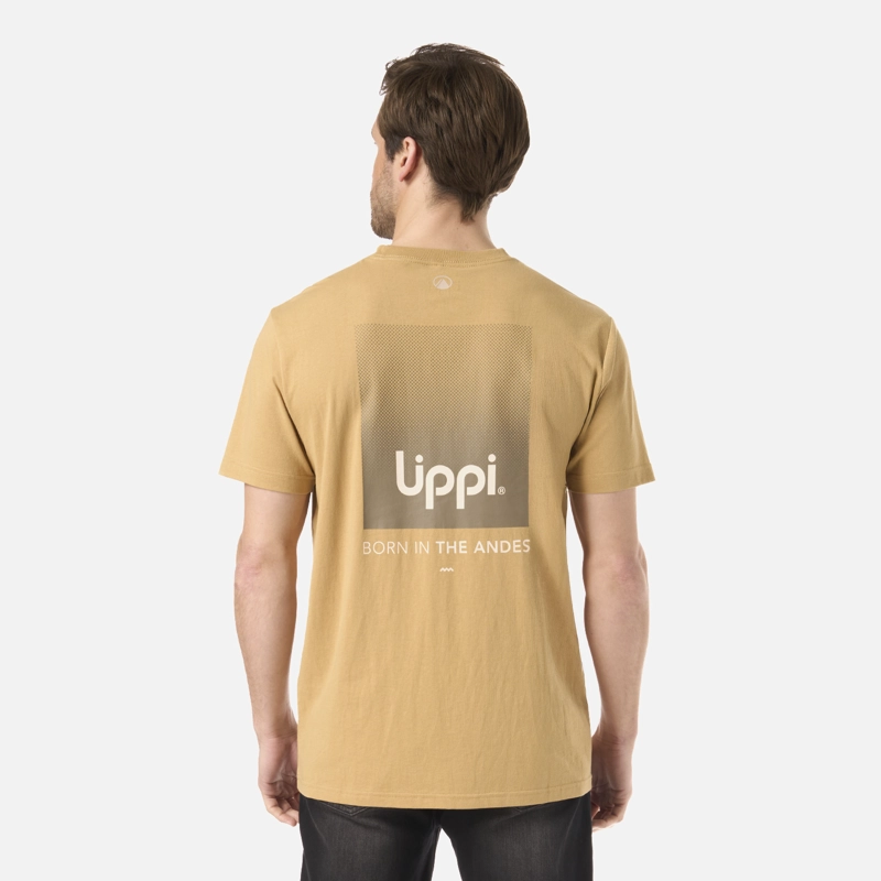 POLERA HOMBRE LOGO LIPPI BACK PRINT T-SHIRT CAMEL LIPPI - 2