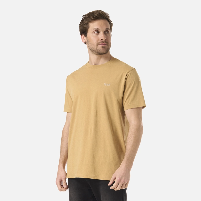 POLERA HOMBRE LOGO LIPPI BACK PRINT T-SHIRT CAMEL LIPPI - 3
