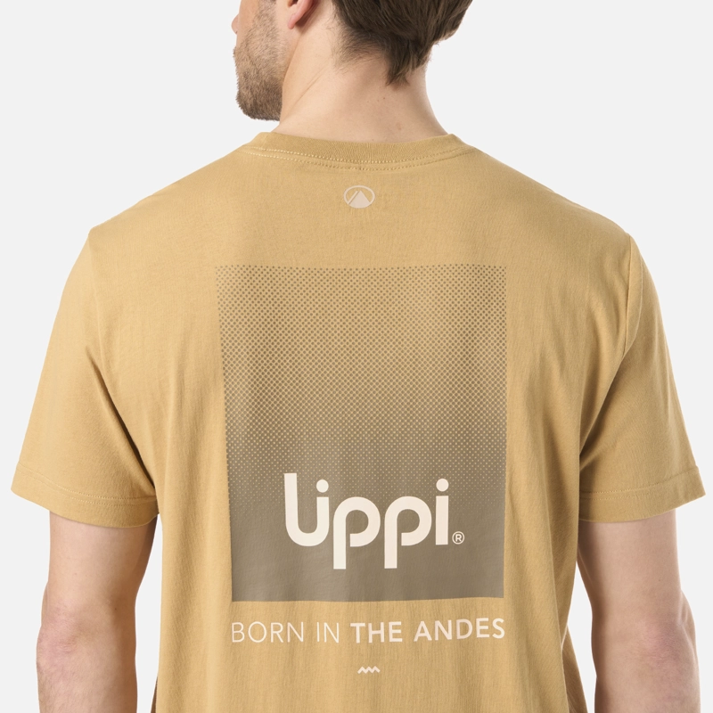 POLERA HOMBRE LOGO LIPPI BACK PRINT T-SHIRT CAMEL LIPPI - 4