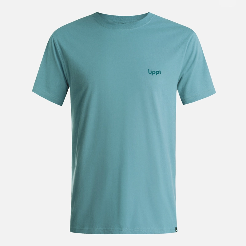 POLERA HOMBRE LOGO LIPPI BACK PRINT T-SHIRT TURQUESA LIPPI - 6