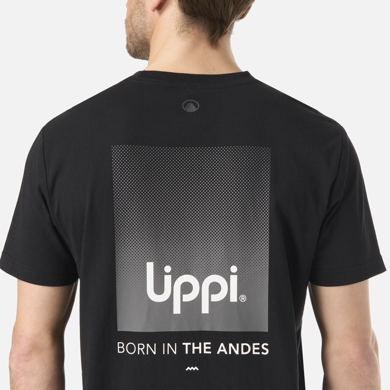 POLERA HOMBRE LOGO LIPPI BACK PRINT T-SHIRT NEGRO LIPPI V26 - 4