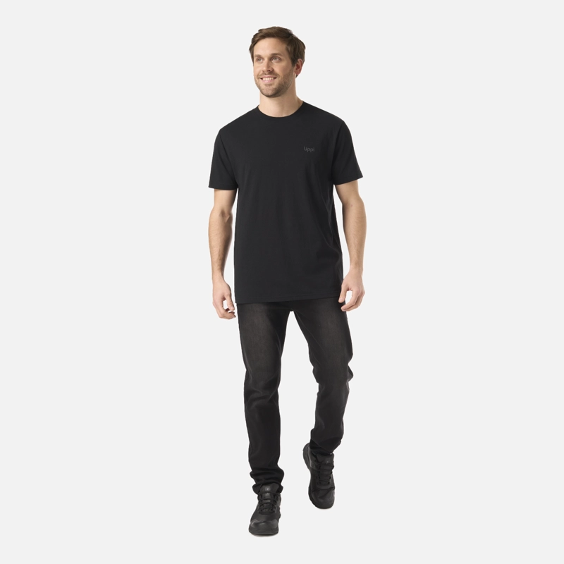 POLERA HOMBRE LOGO LIPPI BACK PRINT T-SHIRT NEGRO LIPPI V26 - 5