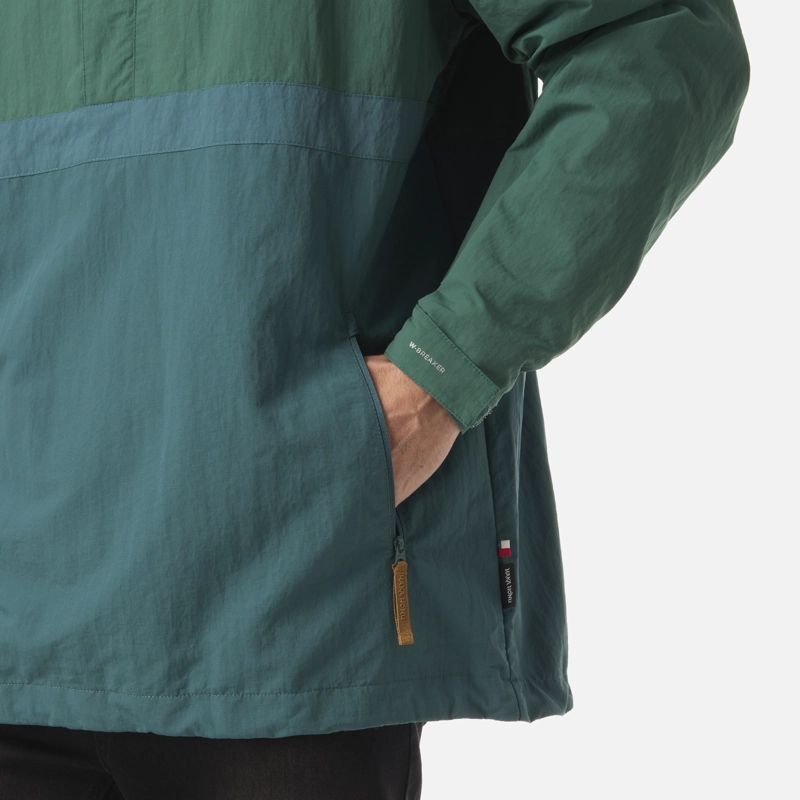 CHAQUETA HOMBRE HIJO DEL VIENTO 14 ZIP VERDE HAKA HONU - 5